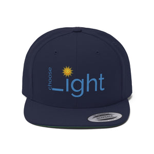 Choose Light (CJ) - Unisex Flat Bill Hat
